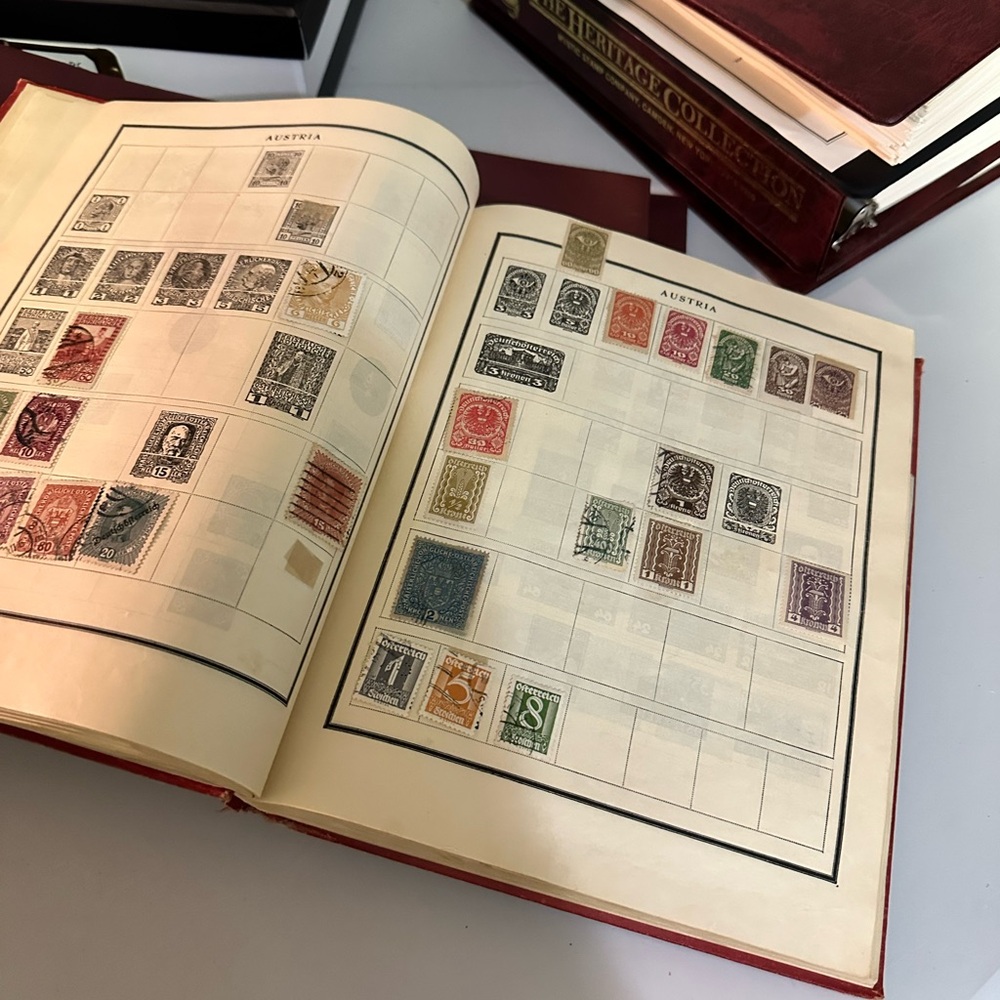 Extensive Stamp Collection includes binders